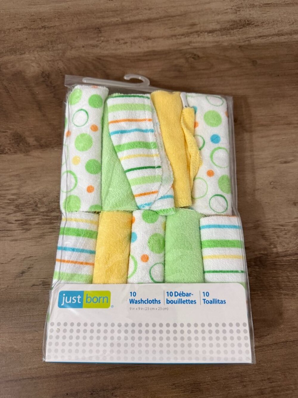 NWOT Just Born Baby Washcloths 10 Pack 💛